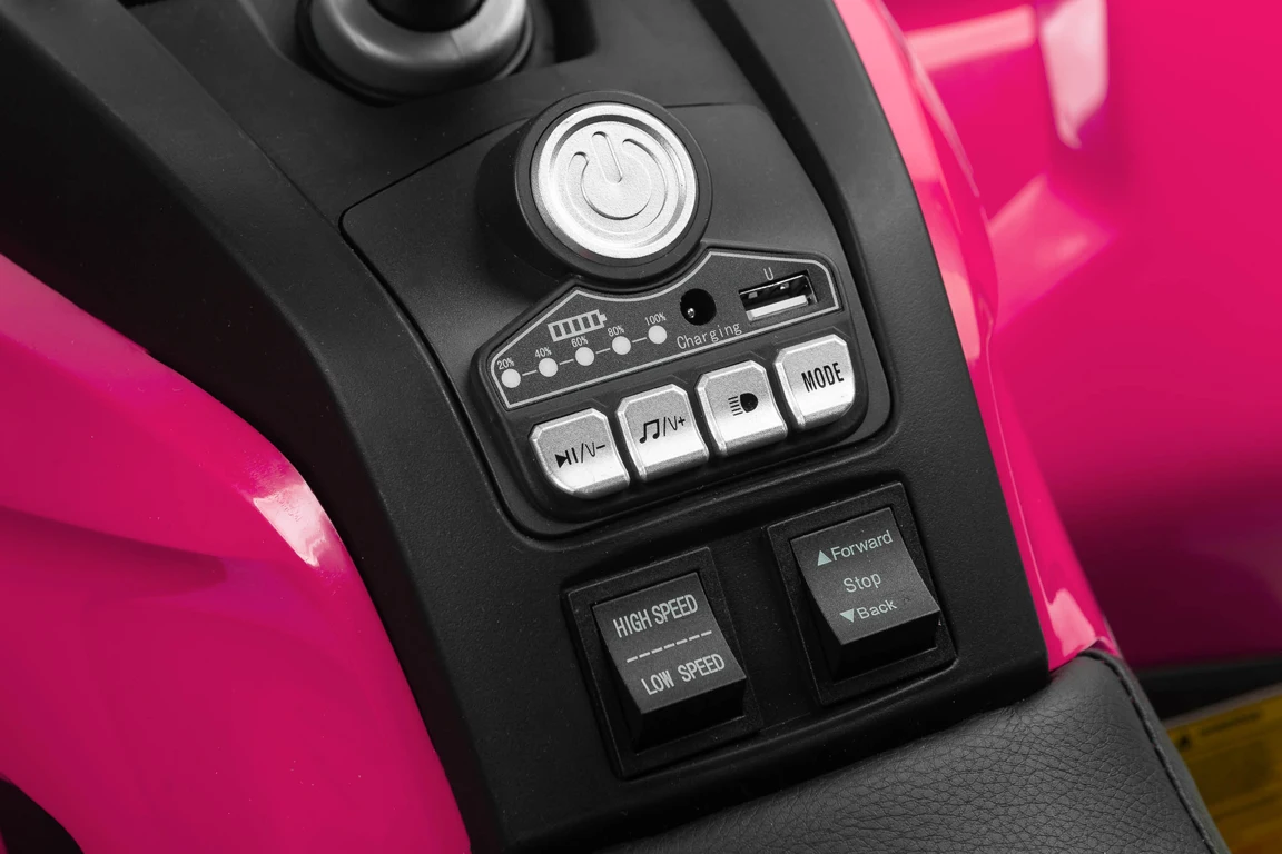 Електромобіль квадроцикл Caretero (Toyz) Gigant Pink